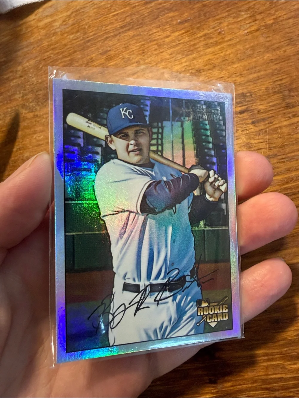 KC Royals Holo Rookie Baseball Card - Billy Butler